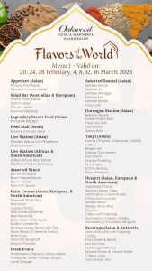 Menu Berbuka Puasa Oakwood Hotel Batam