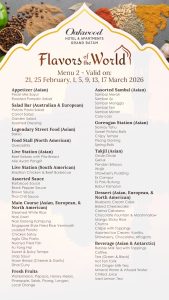 Menu Berbuka Puasa Oakwood Hotel Batam